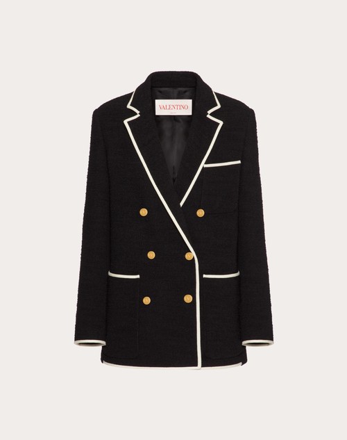 Red Valentino BLAZER IN LIGHT WOOL TWEED