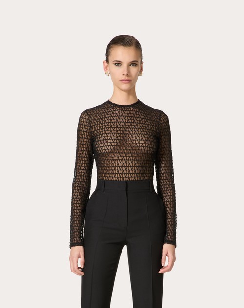 Red Valentino BODY IN TULLE TOILE ICONOGRAPHE