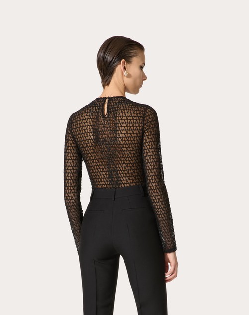 Red Valentino BODY IN TULLE TOILE ICONOGRAPHE