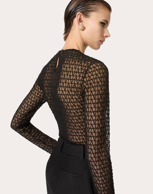 Red Valentino BODY IN TULLE TOILE ICONOGRAPHE