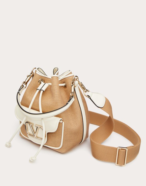 Red Valentino BORSA A SECCHIELLO LOCÒ IN RAFIA