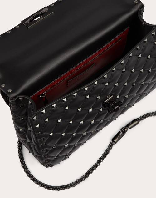 Red Valentino BORSA MEDIA ROCKSTUD SPIKE IN NAPPA