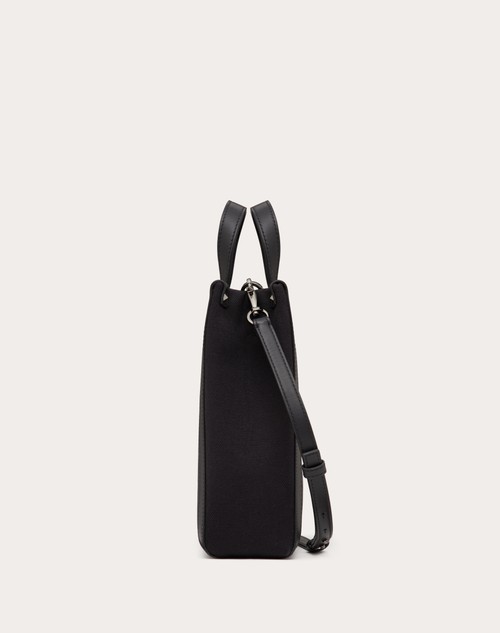Red Valentino BORSA SHOPPING MINI VLTN IN CANVAS