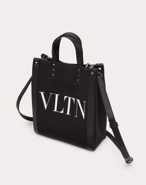 Red Valentino BORSA SHOPPING MINI VLTN IN CANVAS