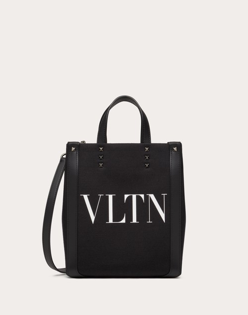 Red Valentino BORSA SHOPPING MINI VLTN IN CANVAS