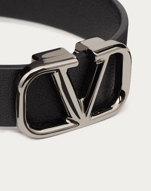 Red Valentino BRACCIALE VLOGO SIGNATURE IN PELLE
