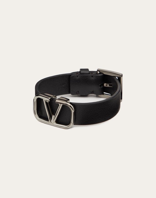 Red Valentino BRACCIALE VLOGO SIGNATURE IN PELLE