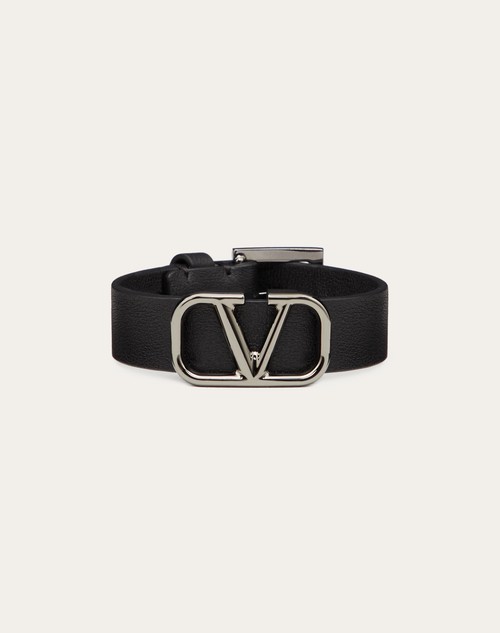 Red Valentino BRACCIALE VLOGO SIGNATURE IN PELLE