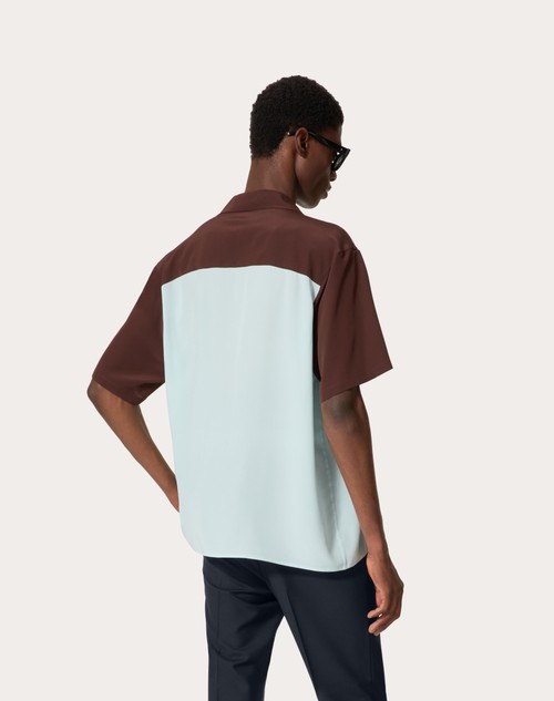 Red Valentino CAMICIA DA BOWLING IN SETA