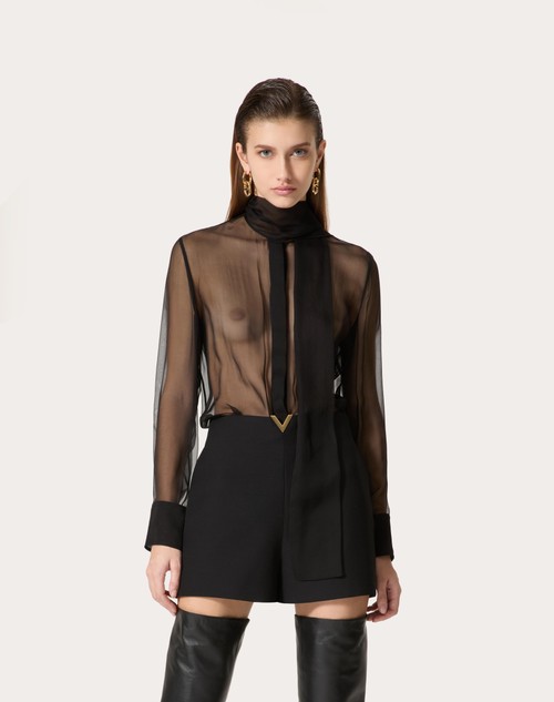 Red Valentino CAMICIA IN CHIFFON