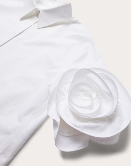 Red Valentino CAMICIA IN COMPACT POPELINE