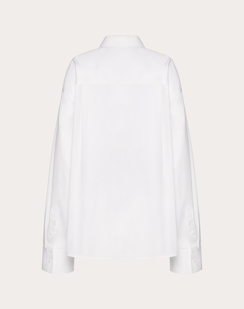 Red Valentino CAMICIA IN COMPACT POPELINE