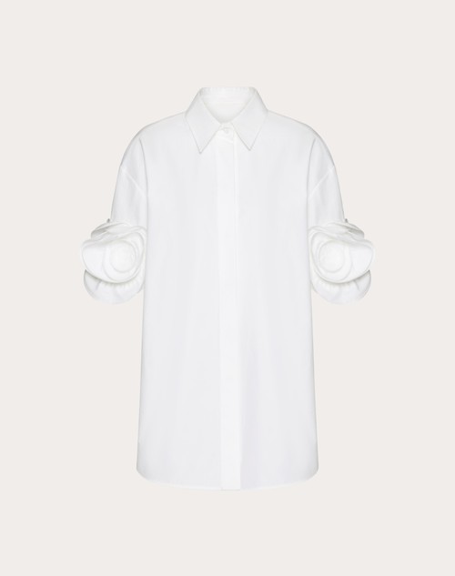 Red Valentino CAMICIA IN COMPACT POPELINE