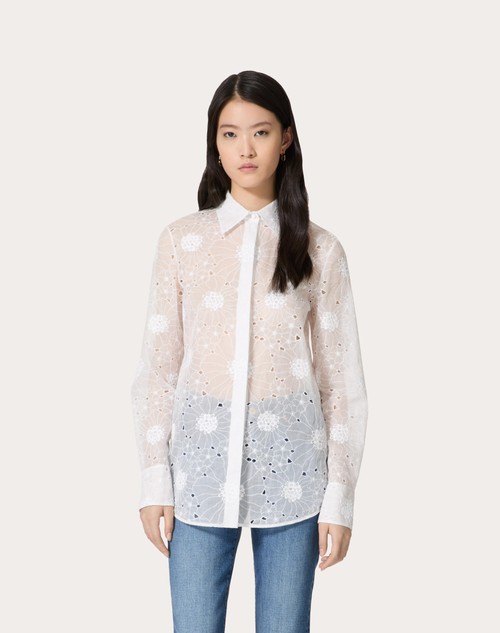 Red Valentino CAMICIA IN DAISY ORGANDIS