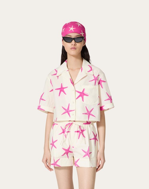 Red Valentino CAMICIA IN POPELINE STARFISH