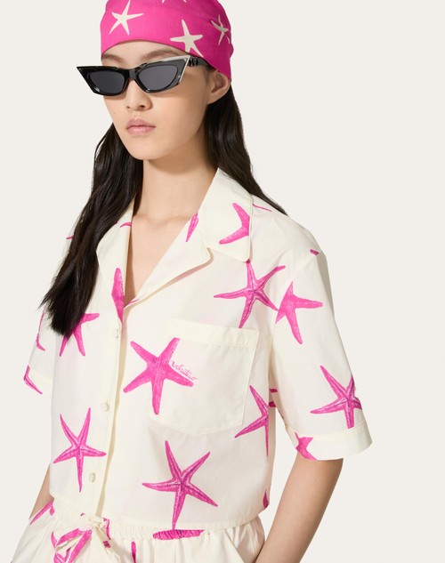 Red Valentino CAMICIA IN POPELINE STARFISH