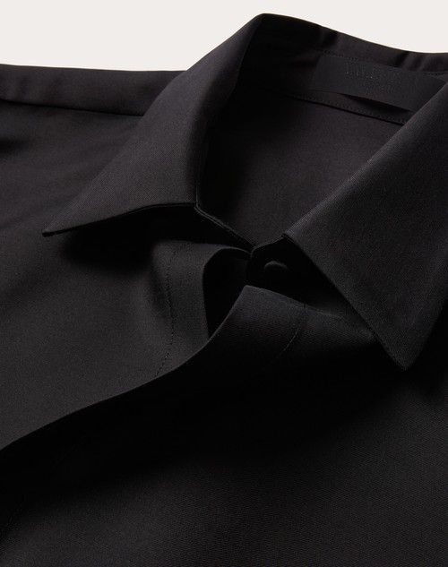 Red Valentino CAMICIA IN TECHNO LIGHT WOOL