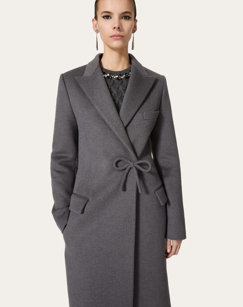 Red Valentino CAPPOTTO IN COMPACT DRAP