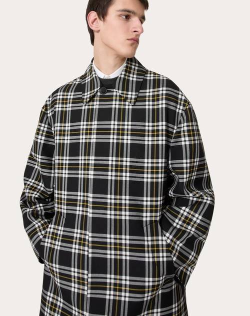 Red Valentino CAPPOTTO IN LANA CON STAMPA CHECK