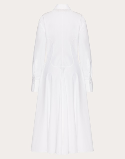 Red Valentino CHEMISIER IN COMPACT POPELINE