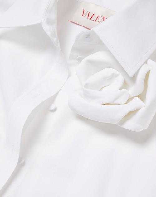 Red Valentino CHEMISIER IN COMPACT POPELINE