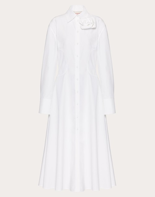 Red Valentino CHEMISIER IN COMPACT POPELINE