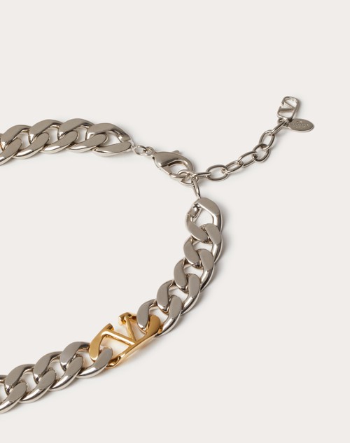 Red Valentino COLLANA VLOGO CHAIN IN METALLO