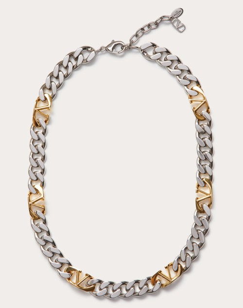 Red Valentino COLLANA VLOGO CHAIN IN METALLO