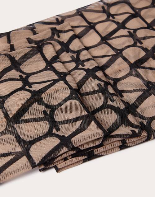 Red Valentino COLLANT IN TOILE ICONOGRAPHE TULLE