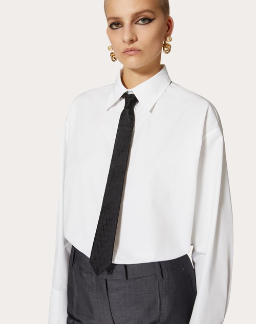 Red Valentino CRAVATTA TOILE ICONOGRAPHE IN SETA