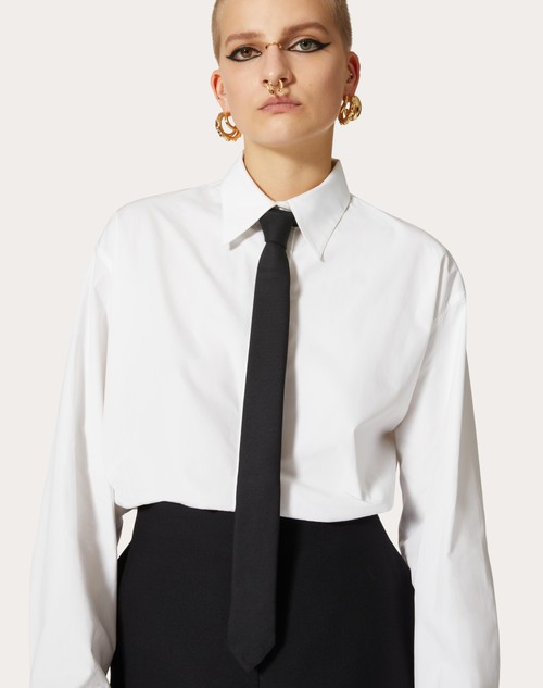 Red Valentino CRAVATTA VALENTIE IN LANA E SETA