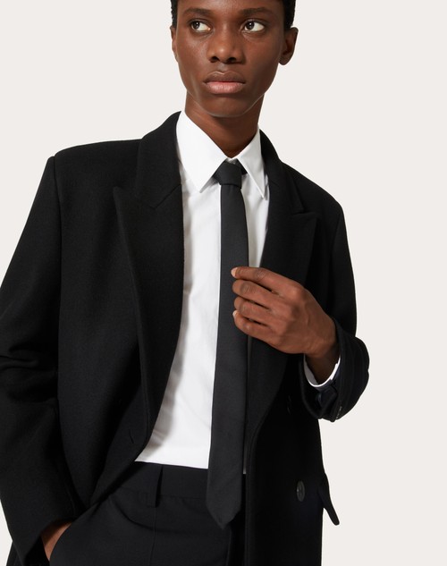 Red Valentino CRAVATTA VALENTIE IN LANA E SETA