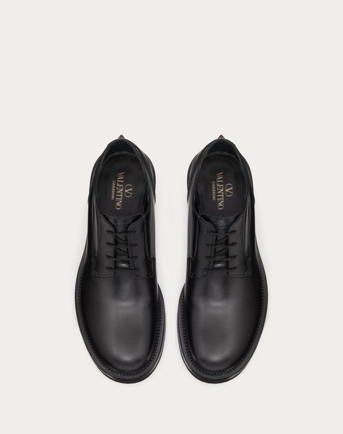 Red Valentino DERBY ROCKSTUD ESSENTIAL IN VITELLO