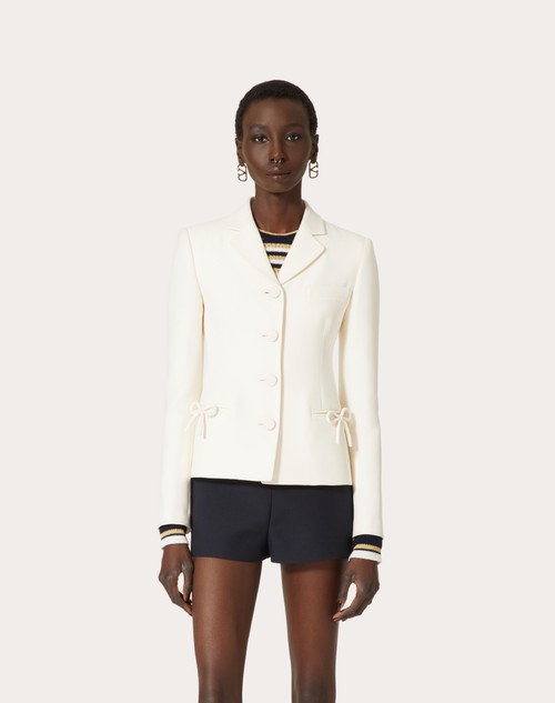 Red Valentino GIACCA IN CREPE COUTURE