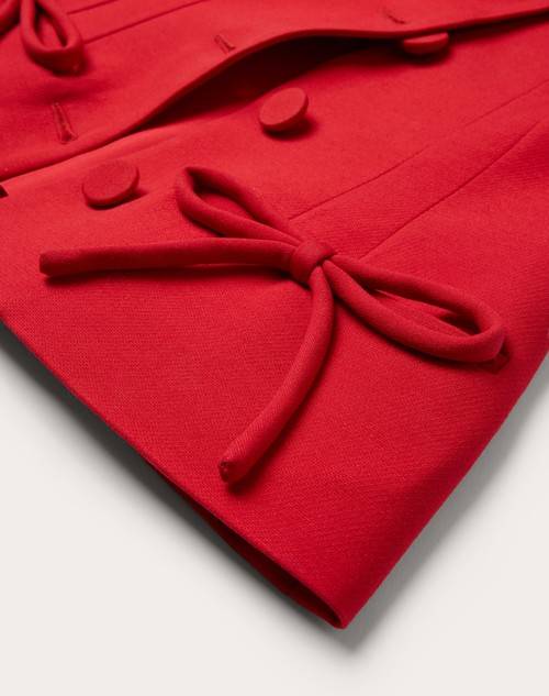 Red Valentino GIACCA IN CREPE COUTURE