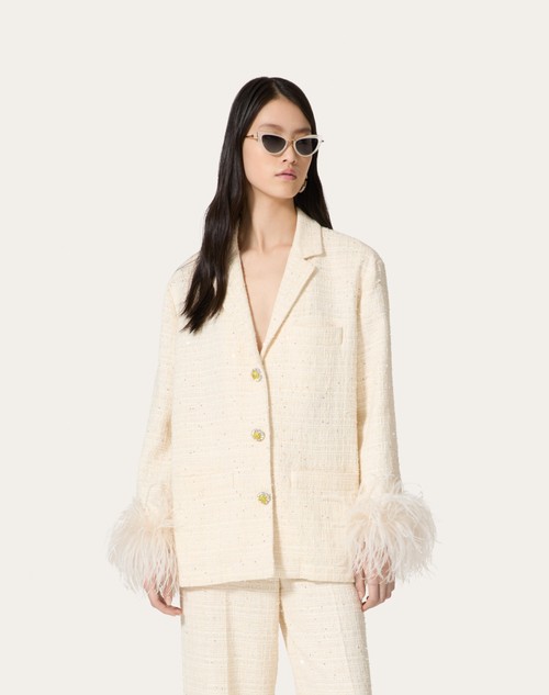 Red Valentino GIACCA IN DELICATE TWEED