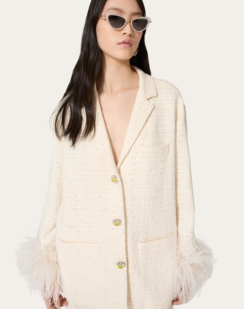 Red Valentino GIACCA IN DELICATE TWEED