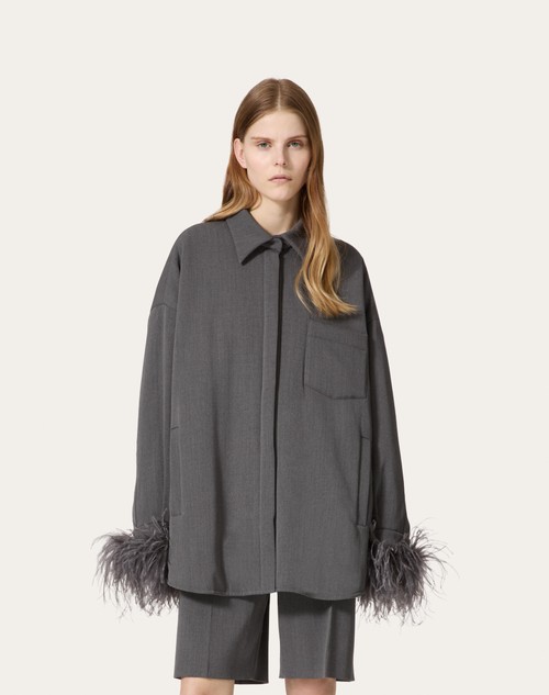 Red Valentino GIUBBINO IN ACTIVE GABARDINE