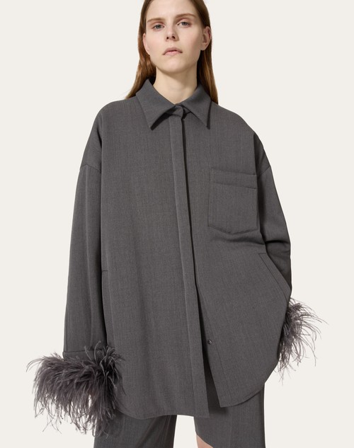 Red Valentino GIUBBINO IN ACTIVE GABARDINE