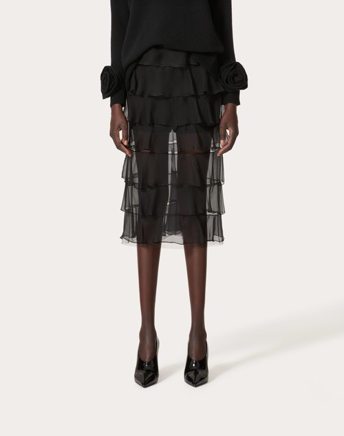 Red Valentino GONNA IN CHIFFON