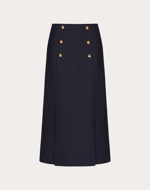 Red Valentino GONNA MIDI IN CREPE COUTURE