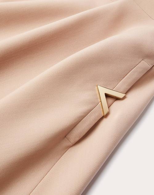 Red Valentino GONNA MIDI IN CREPE COUTURE