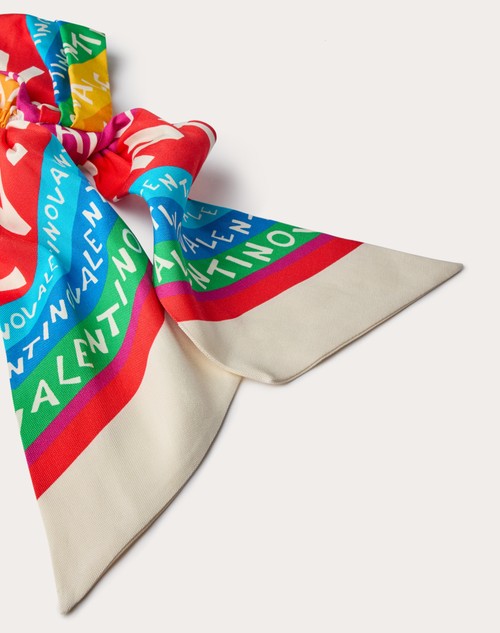 Red Valentino HEADBAND ESCAPE IN COTONE E SETA