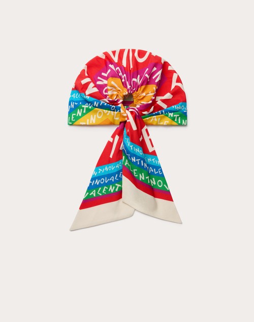 Red Valentino HEADBAND ESCAPE IN COTONE E SETA