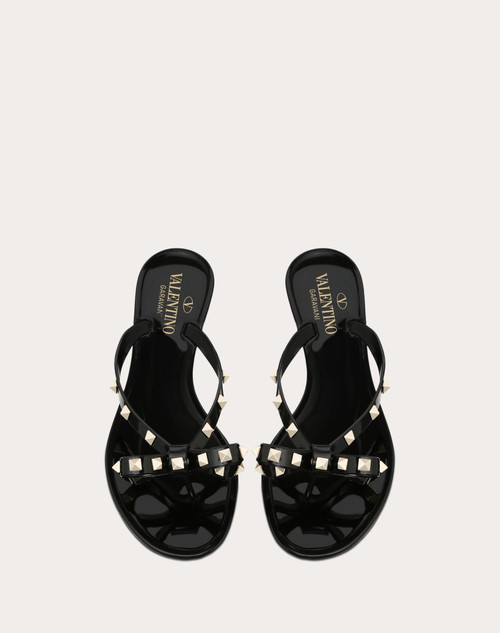 Red Valentino INFRADITO ROCKSTUD IN GOMMA