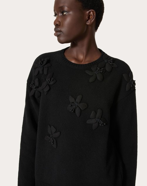 Red Valentino MAGLIA IN LANA RICAMATA