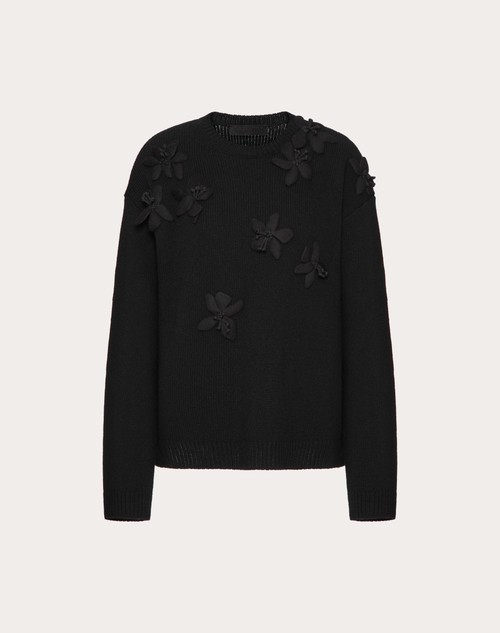 Red Valentino MAGLIA IN LANA RICAMATA