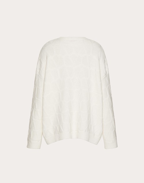 Red Valentino MAGLIA IN LANA TOILE ICONOGRAPHE