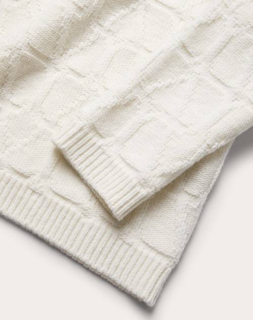 Red Valentino MAGLIA IN LANA TOILE ICONOGRAPHE