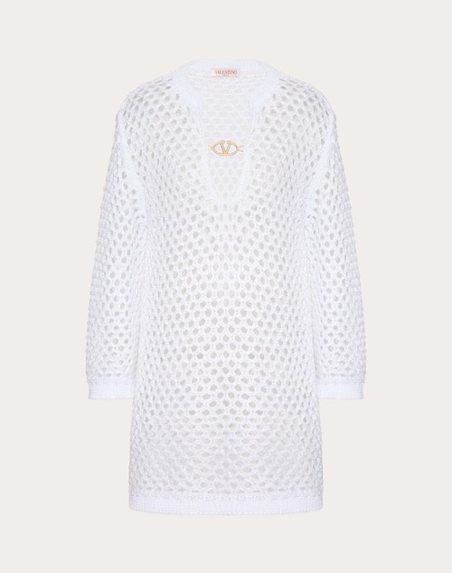 Red Valentino MAGLIA IN VISCOSA, LUREX E PAILLETTES